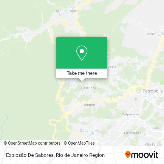 Explosão De Sabores map
