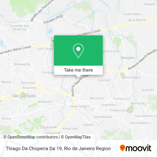 Thiago Da Choperia Da 19 map