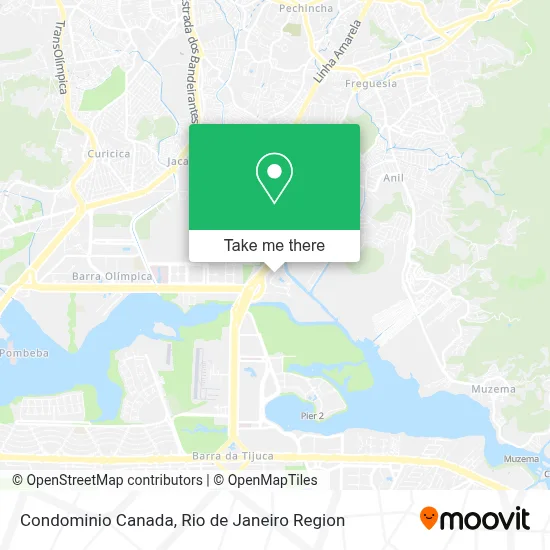 Condominio Canada map