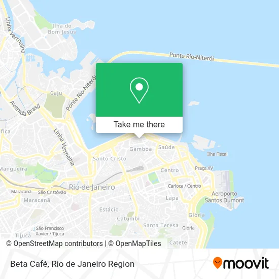 Beta Café map