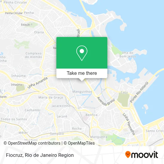 Fiocruz map