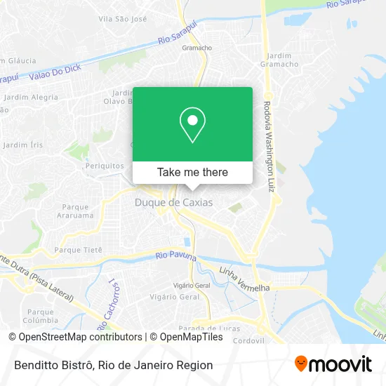 Benditto Bistrô map