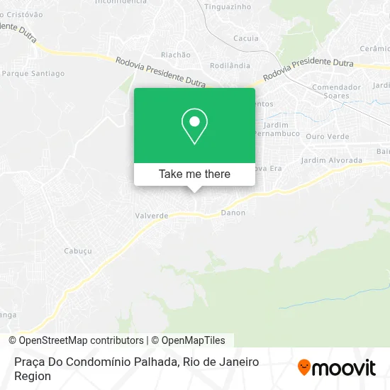Praça Do Condomínio Palhada map