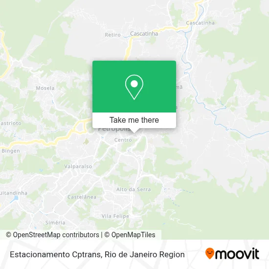 Estacionamento Cptrans map