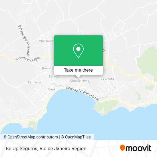 Be.Up Seguros map