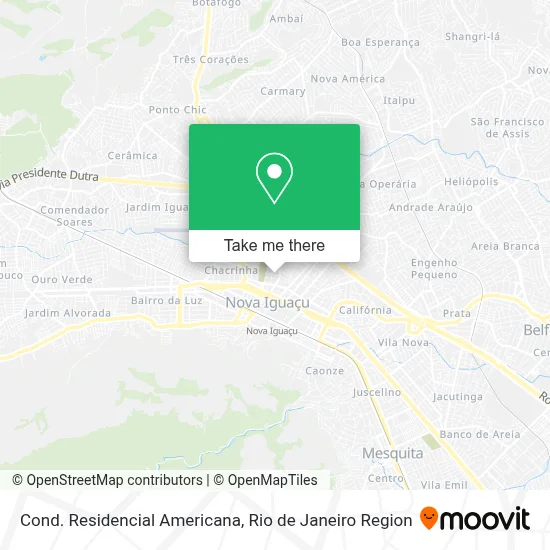 Cond. Residencial Americana map