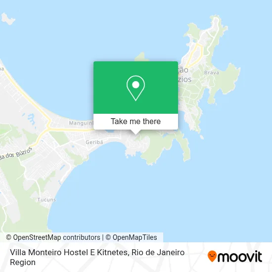 Villa Monteiro Hostel E Kitnetes map