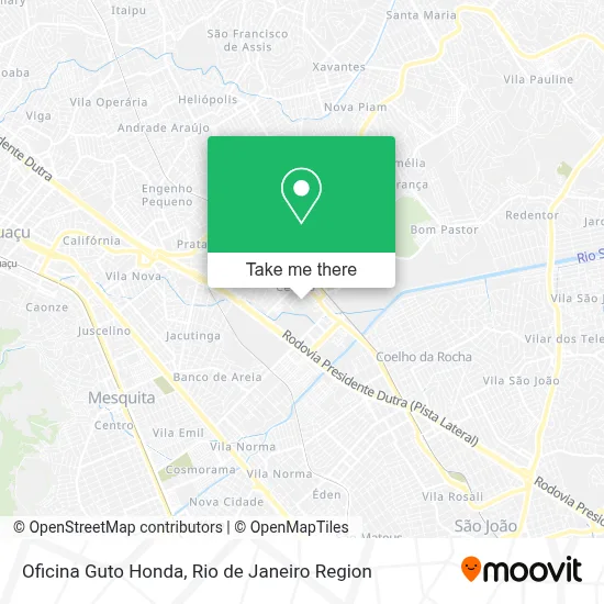 Oficina Guto Honda map