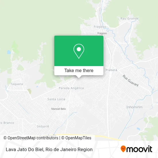 Lava Jato Do Biel map
