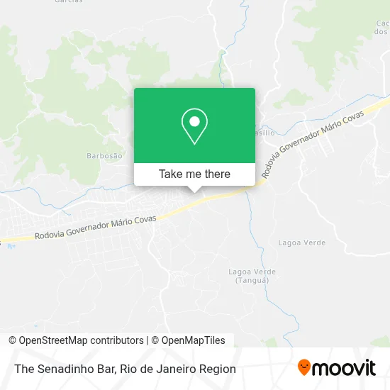 The Senadinho Bar map
