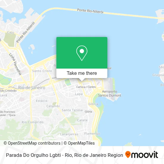 Parada Do Orgulho Lgbti - Rio map