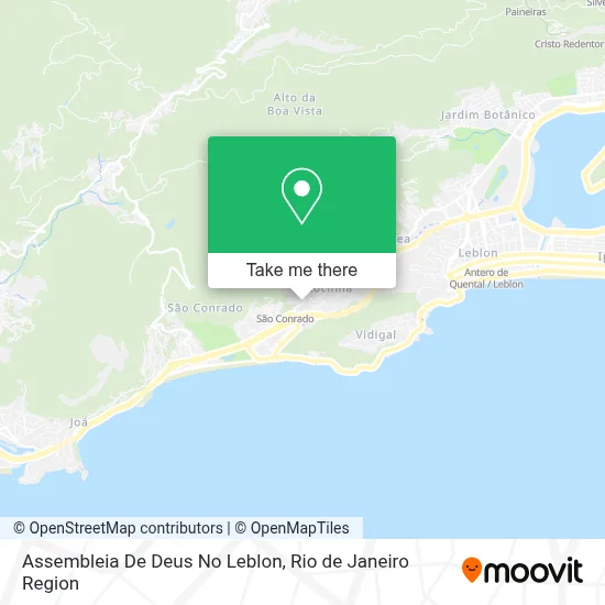 Assembleia De Deus No Leblon map