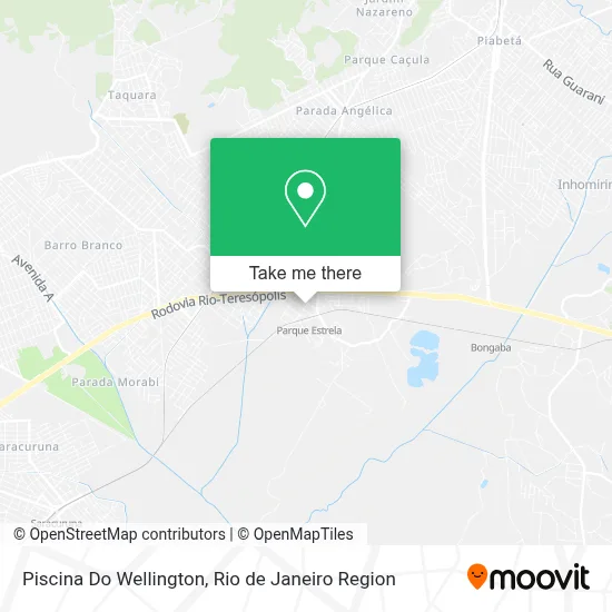Piscina Do Wellington map