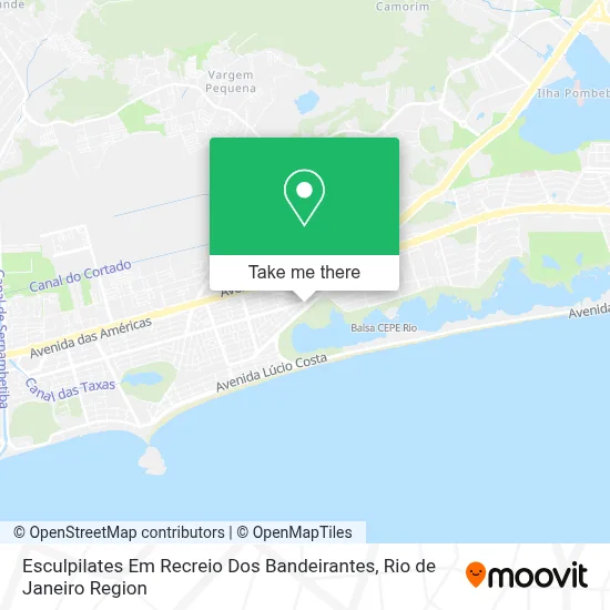 Esculpilates Em Recreio Dos Bandeirantes map
