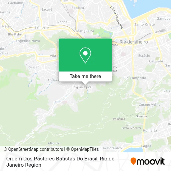 Ordem Dos Pastores Batistas Do Brasil map