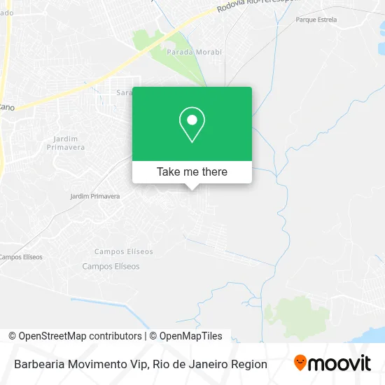Barbearia Movimento Vip map