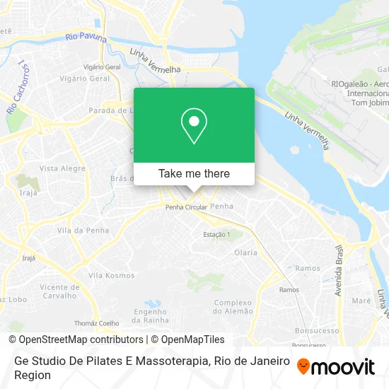 Ge Studio De Pilates E Massoterapia map