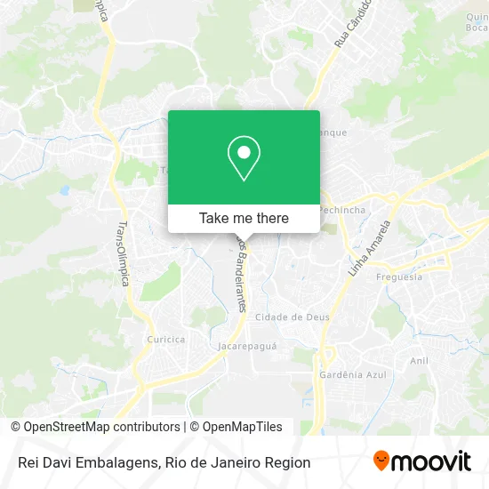 Rei Davi Embalagens map