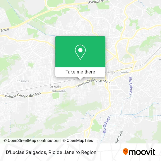D'Lucias Salgados map