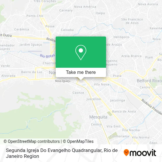 Segunda Igreja Do Evangelho Quadrangular map