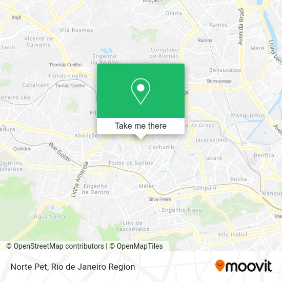 Norte Pet map