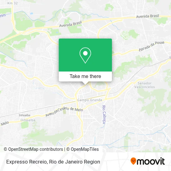 Expresso Recreio map
