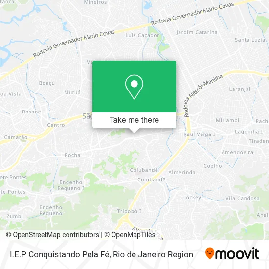 I.E.P Conquistando Pela Fé map