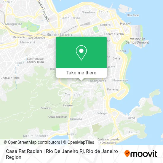 Casa Fat Radish | Rio De Janeiro Rj map