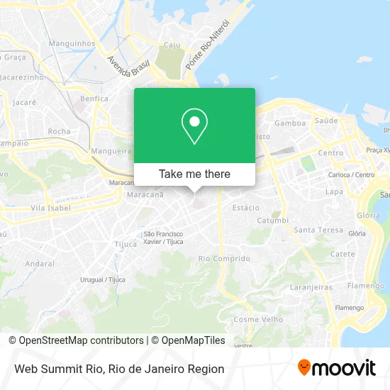 Web Summit Rio map