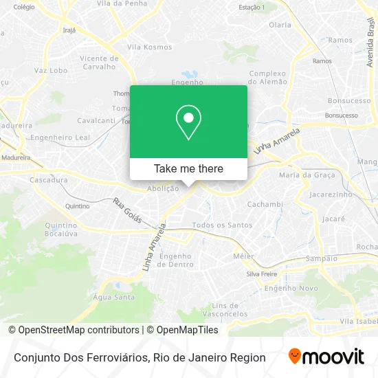 Conjunto Dos Ferroviários map