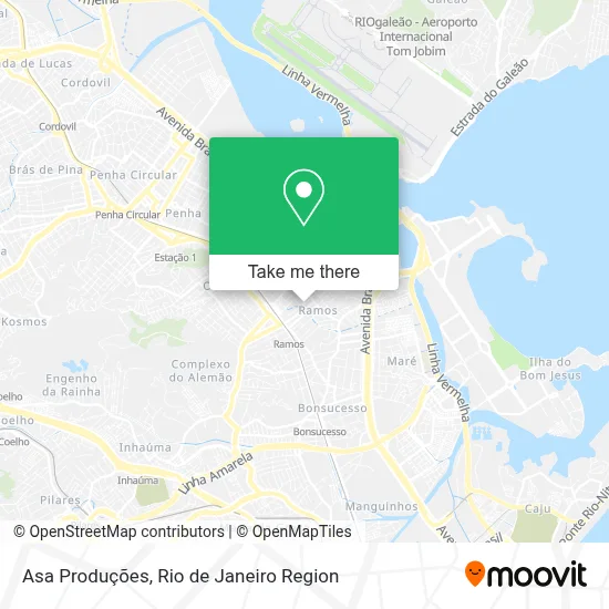 Asa Produções map