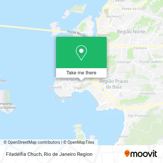 Filadélfia Chuch map