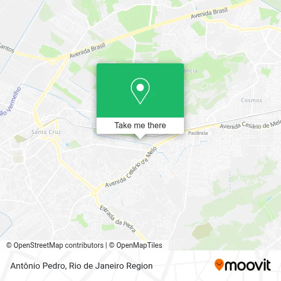 Antônio Pedro map