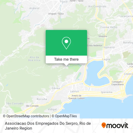 Associacao Dos Empregados Do Serpro map
