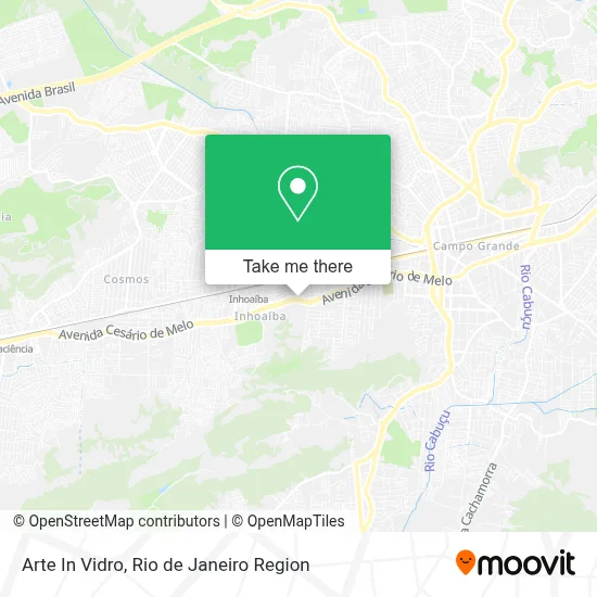 Arte In Vidro map