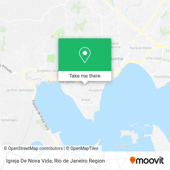 Igreja De Nova Vida map