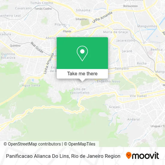 Panificacao Alianca Do Lins map