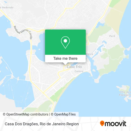 Casa Dos Dragões map