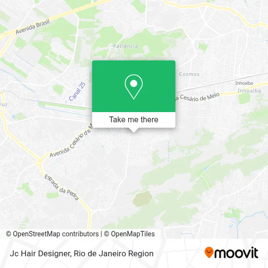Jc Hair Designer map