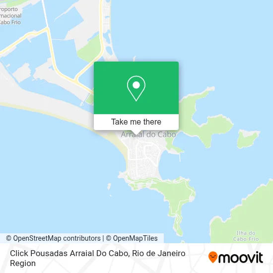 Click Pousadas Arraial Do Cabo map