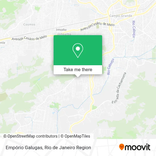 Empório Galugas map