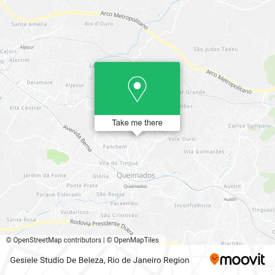 Gesiele Studio De Beleza map