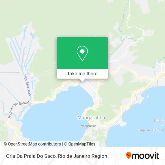 Orla Da Praia Do Saco map