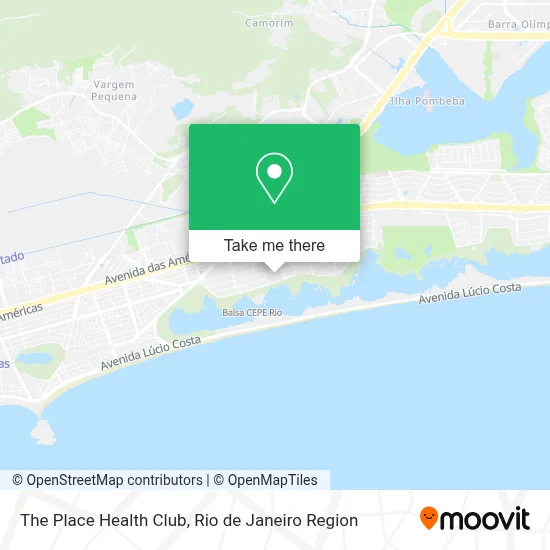 The Place Health Club map