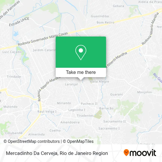 Mercadinho Da Cerveja map