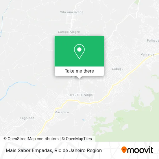 Mais Sabor Empadas map