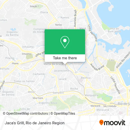 Jaca's Grill map