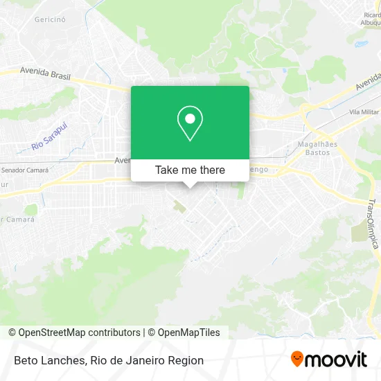 Beto Lanches map