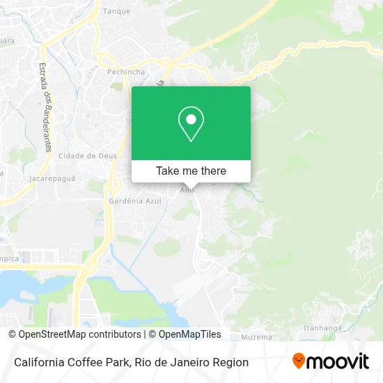 California Coffee Park map