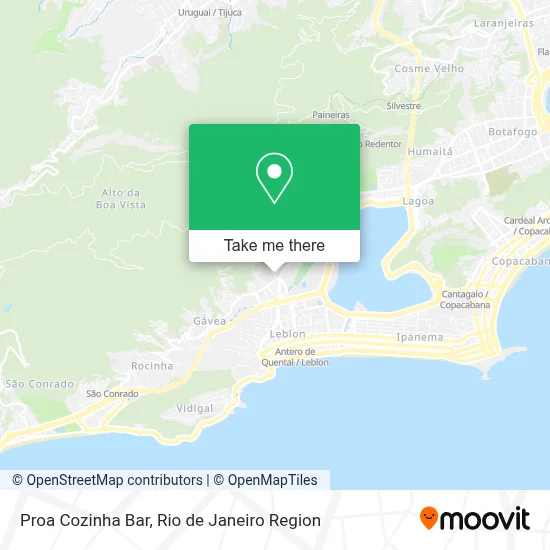 Proa Cozinha Bar map
